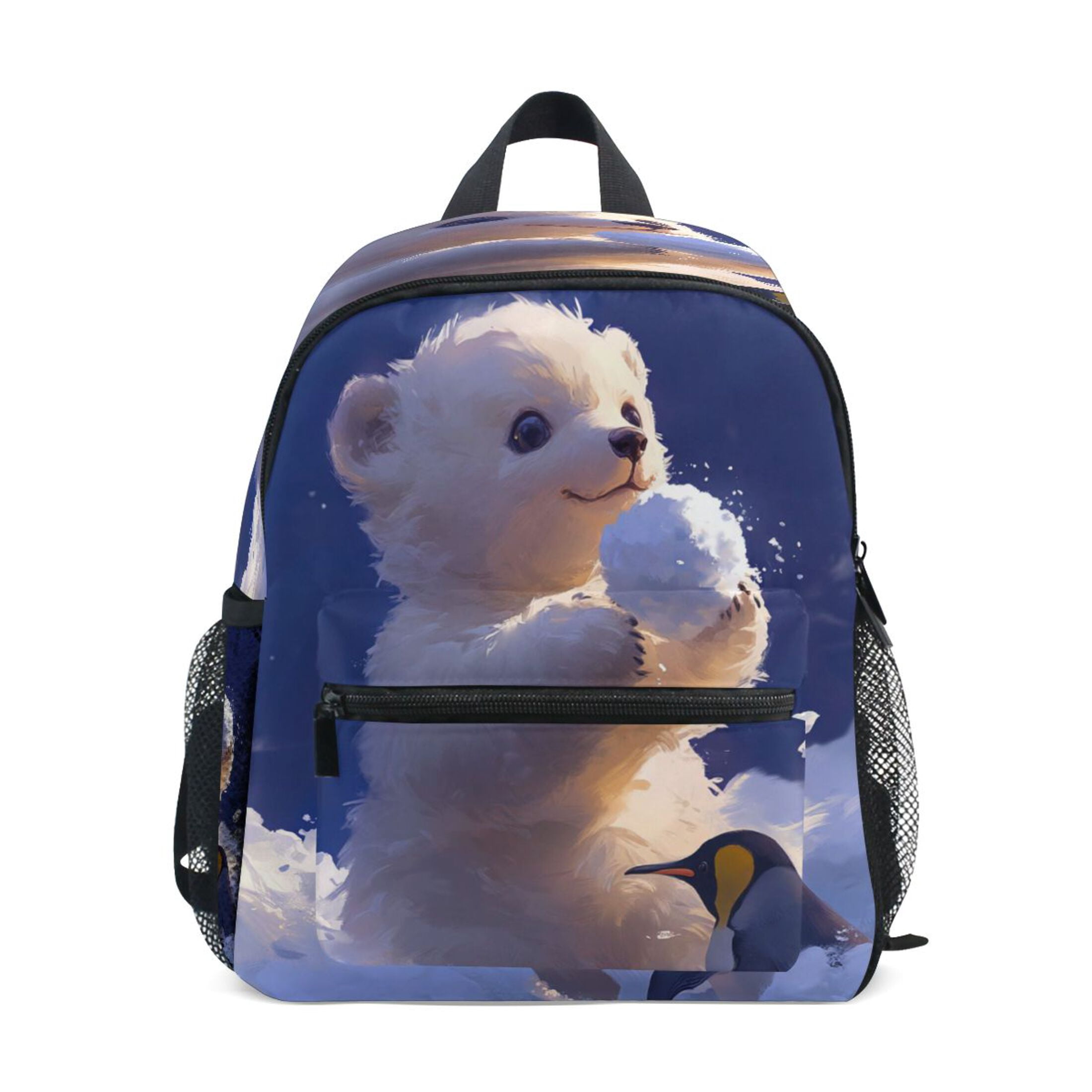 Polar Bear
Mini Backpack Mini Backpack Minimalist Polar Bear Purple - Durable with  main image 2