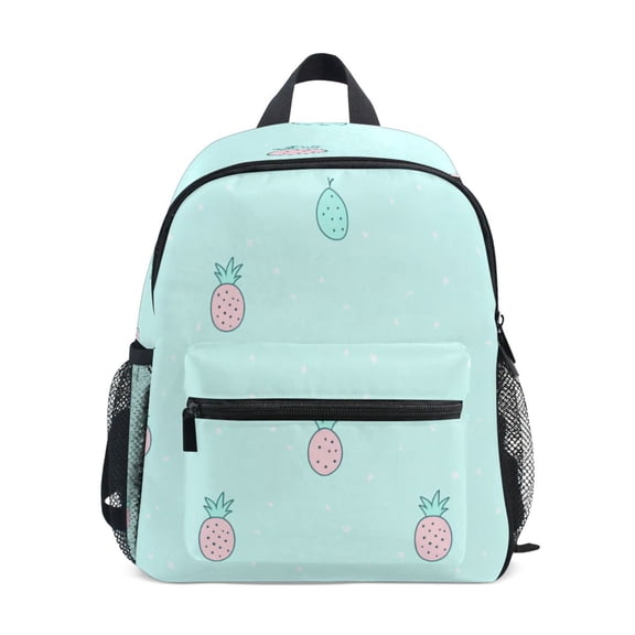 Mini Backpack Pineapples Pattern - Durable with Safety Features for 3-8 Years
