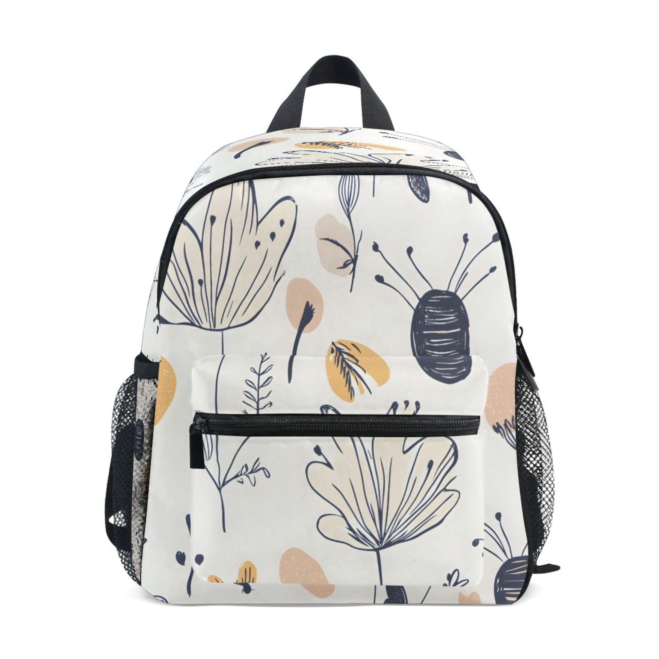 Mini Backpack Playful Floral and Insect - Durable with
