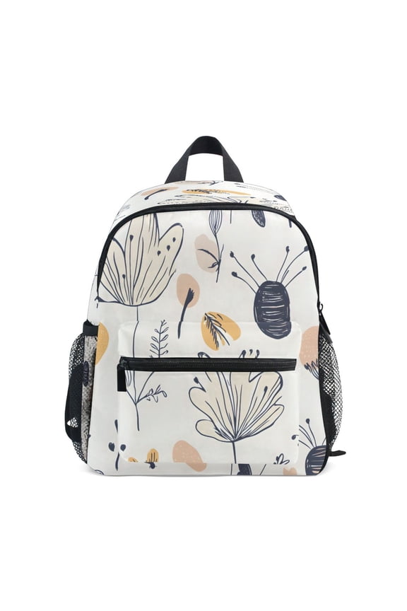 Mini Backpack Playful Floral and Insect - Durable with Safety Features for 3-8 Years