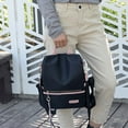 thumbnail image 1 of Mini Backpack Purse for Women, Anti-Theft Rear Hidden Pocket Small Backpack, Adjustable Detachable Strap Switches Between Single Shoulder and Backpack Mode for Daily Errands and Short Trips, 1 of 7
