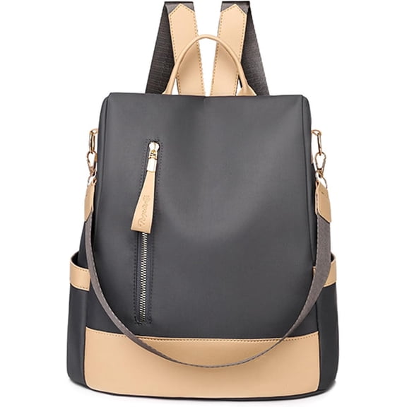 Mini Backpack Purses for Women Small Travel Backpack for Womens Cute Nylon Waterproof Backpack Purse Fashion Lightweight Purse Black Personal Item Travel Bag