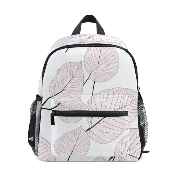 Mini Backpack Soft Watercolor Leaves - Durable with Safety Features for 3-8 Years