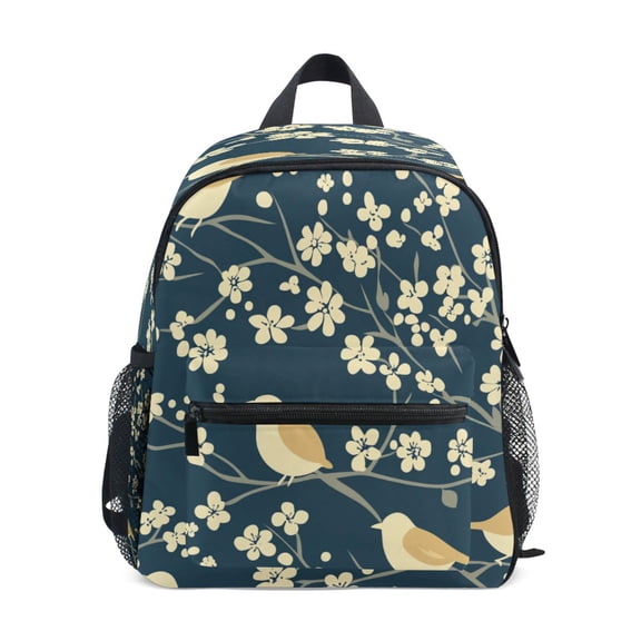 Mini Backpack Sparrows on Blooms - Durable with Safety Features for 3-8 Years