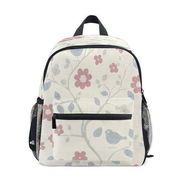 Mini Backpack Spring Perch Flowers - Durable with Safety Features for 3-8 Years