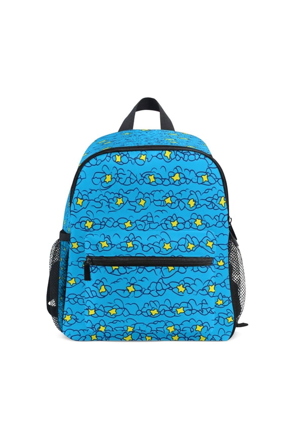 Mini Backpack Starry Sky Pattern - Durable with Safety Features for 3-8 Years
