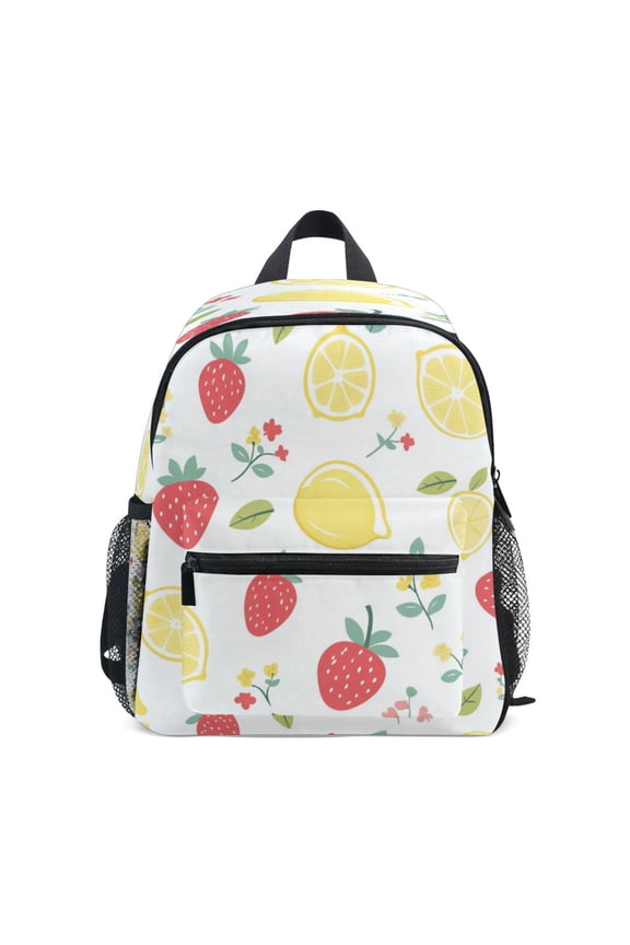 Mini Backpack Summer Fruits Pattern - Durable with Safety Features for 3-8 Years
