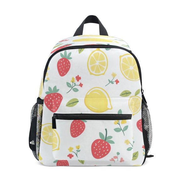 Mini Backpack Summer Fruits Pattern - Durable with Safety Features for 3-8 Years