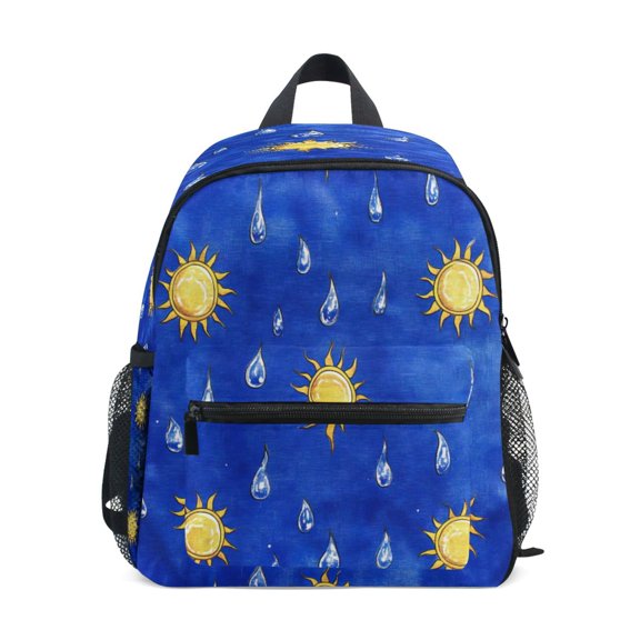 Mini Backpack Sun and Raindrops - Durable with Safety Features for 3-8 Years