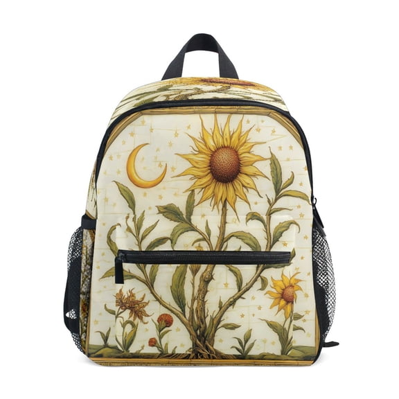 Mini Backpack Sunflower - Durable with Safety Features for 3-8 Years