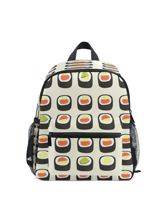 Mini Backpack Sushi Rolls - Durable with Safety Features for 3-8 Years