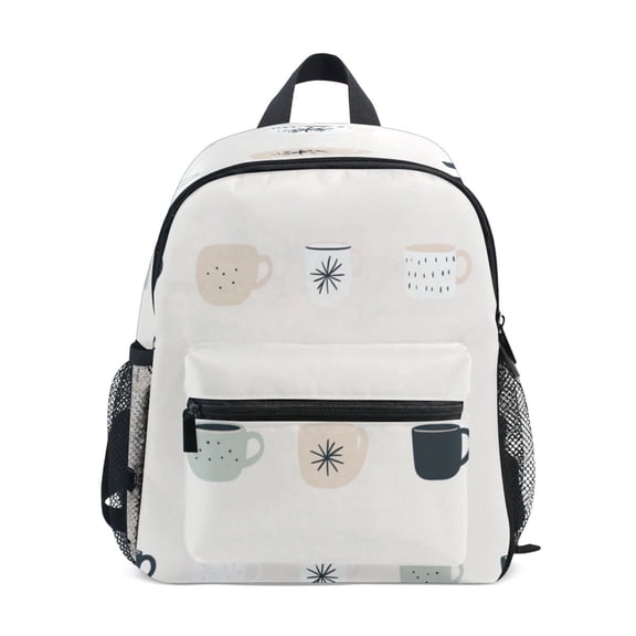 Mini Backpack Teacup Pattern - Durable with Safety Features for 3-8 Years