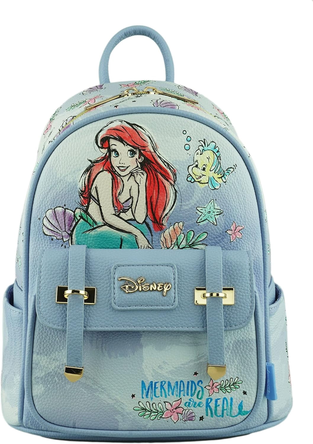 Mini Backpack Vegan Leather - Disney - Little Mermaid