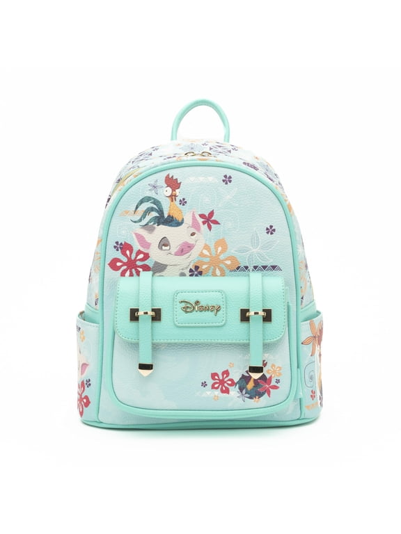 Mini Backpack Vegan Leather - Disney - Moana Featuring Pua and Hei Hei