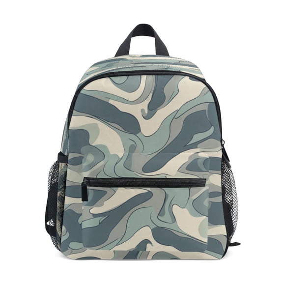 Mini Backpack Wavy Pattern - Durable with Safety Features for 3-8 Years
