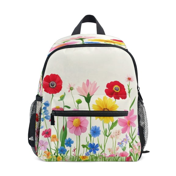 Mini Backpack Wildflowers - Durable with Safety Features for 3-8 Years