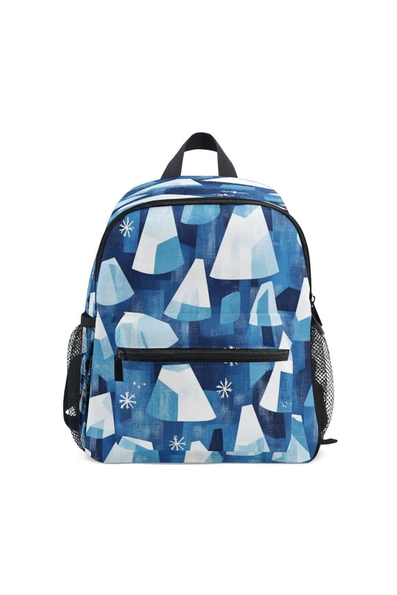 Mini Backpack Winter Icicle Mountains - Durable with Safety Features for 3-8 Years