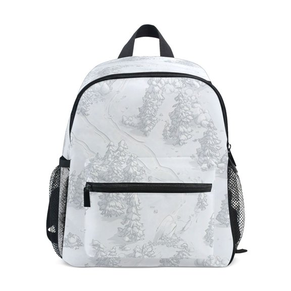 Mini Backpack Winter Wonderland - Durable with Safety Features for 3-8 Years
