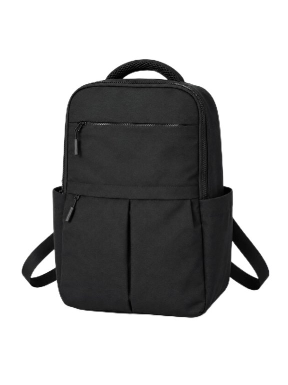 Mini Backpack for Women, 11 Pockets, Large Capacity Small Backpack, Lightweight Water-Resistant Travel Daypack, Fits 13-Inch Laptop, Trolley Sleeve, 2 Bottle Holders