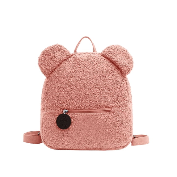 Mini Backpack for Women, Cute Small Bear Plush Backpacks With Adjustable Shoulder Strap, Ladies Casual Lightweight Travel Daypack Purse,Cute Animal Bag as Gift