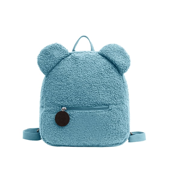 Mini Backpack for Women, Cute Small Bear Plush Backpacks With Adjustable Shoulder Strap, Ladies Casual Lightweight Travel Daypack Purse,Cute Animal Bag as Gift