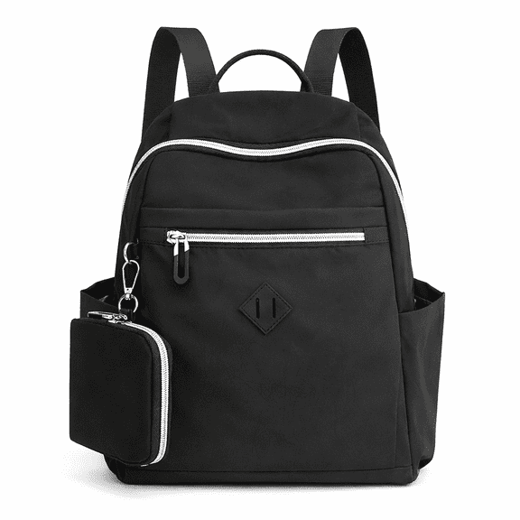 Backpack for Women Nylon Rucksack Lightweight Daypack Waterproof Shoulder Bag With Mini Coin Purse for Travel Shopping, Holidays, Travel, Hiking Camping, Cycling