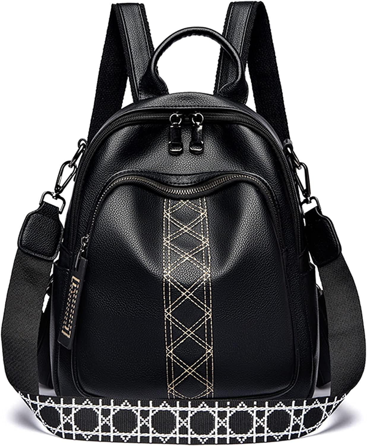 Leather Black Women Backpack Purse: Mini Fashion Ladies Stylish Bookbag -  Convertible Anti Theft Designer Back Pack Small Casual Shoulder Rucksack  for Teen price in UAE | Amazon UAE | kanbkam