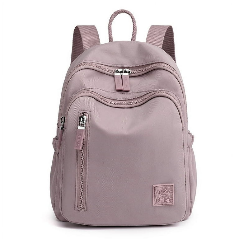 Mini Backpack for Women Light Weight Small Waterproof Backpack Purses Small Casual Daily Travel Shoulder Bag Apricot color