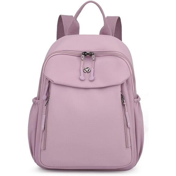 Mini Backpack for Women Small Backpack Lightweight Purse Cute Stylish College Bookbag Casual Daypack Work Travel PartyGreyPurple