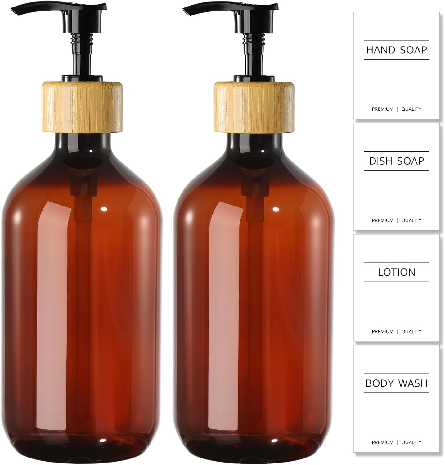 XKDOUS Red Glass Soap Dispenser, Bathroom Soap Dispenser with Pump ...