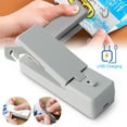 thumbnail image 1 of Mini Bag Heat Sealer 1 Pack,Portable Handheld Heat Sealing Food Bags,Portable Smart Heat Sealer Power for Vacuum Sealed Bags, Gray, 1 of 7