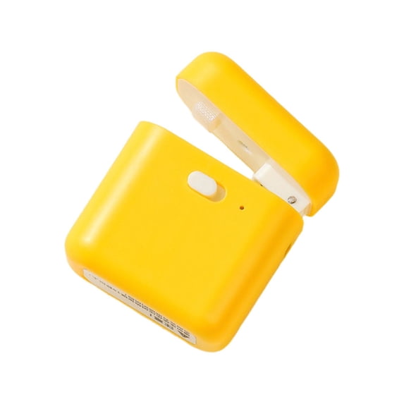 Mini Bag Sealer 1 Pc Portable Heat Sealer with Magnet Rechargeable Bag Resealer for Chip Bag Plastic Bag Storage Freshness, Yellow