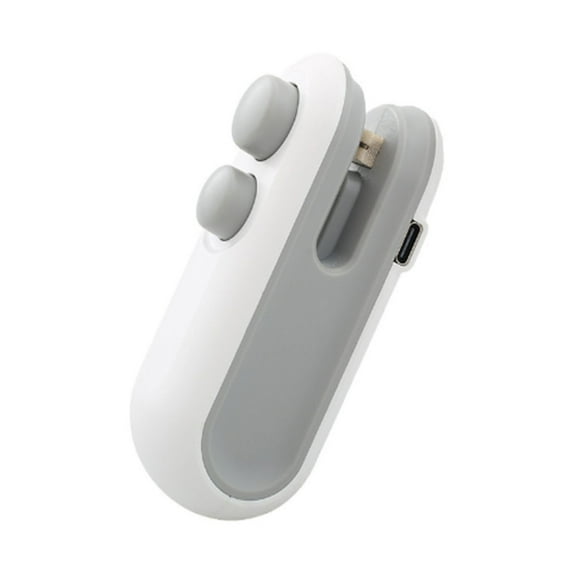 Mini Bag Sealer, 2 In 1 Magnetic Food Sealer,Small Rechargeable Snack Sealer,Portable 2-In-1 Bag Sealer & Cutter,Handheld Plastic Bag Resealer,Sealing Machine,Portable Bag Sealer,1 PCS