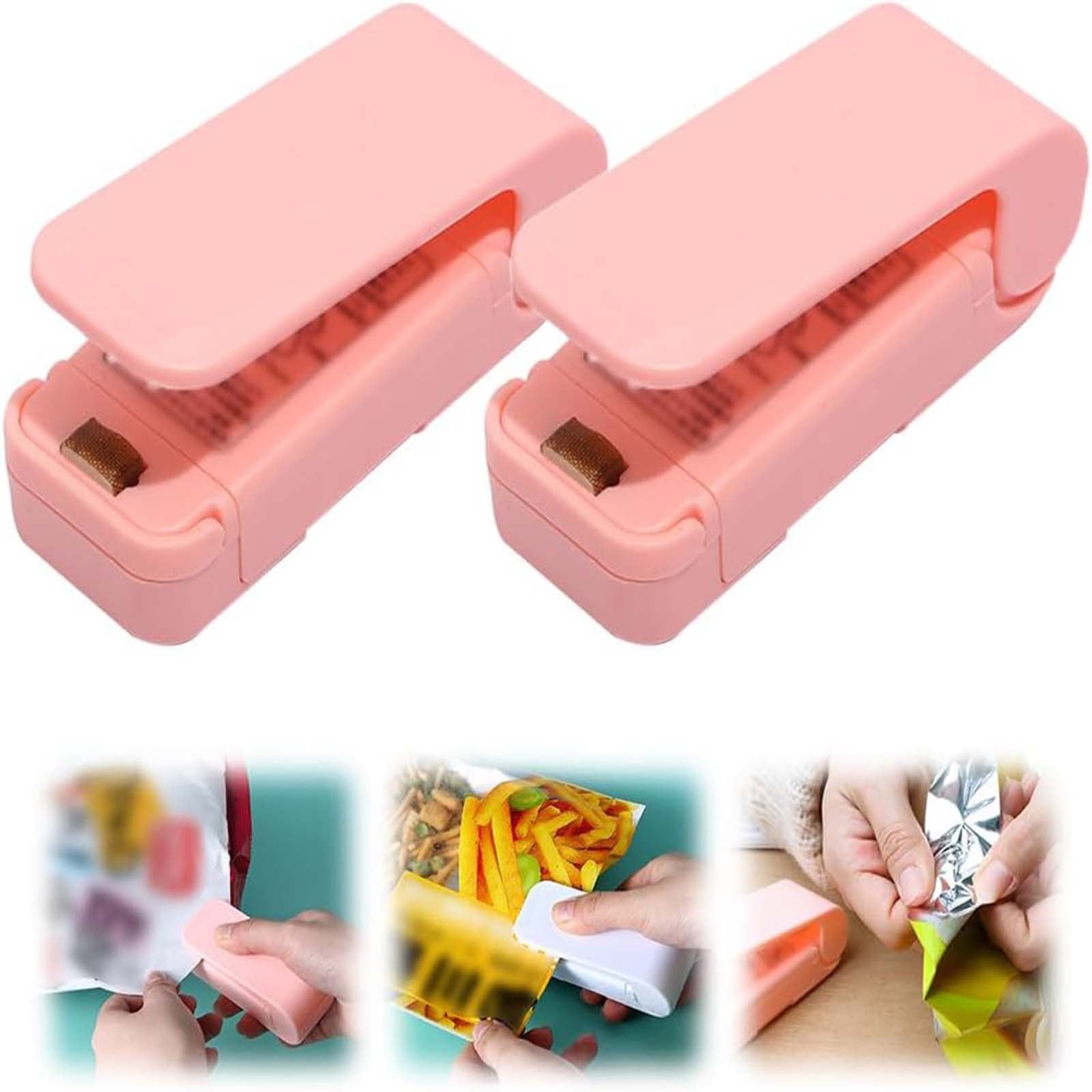 Mini Bag Sealer (2 Pack) Manual Sealing Machine, 2025 Mini Film
