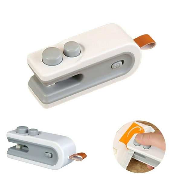 Mini Bag Sealer, 2025 New 2 in 1 Food Sealer, USB Rechargeable Snack Sealer, Household Small Heat Sealer, Food Sealer Sealing Machine