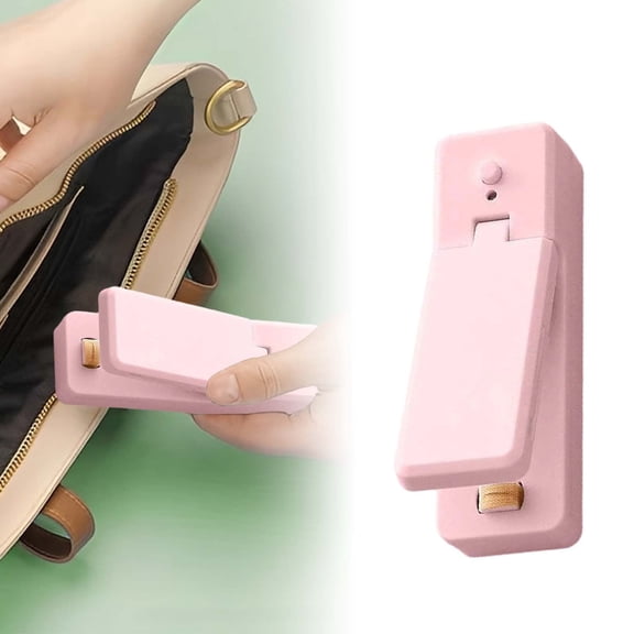 Mini Bag Sealer with Cutter and Magnet, 2026 Upgraded Handheld Bag Resealer for Chip Bags, 2 in 1 Mini Snack Bag Sealing Machine, Portable Heat Sealing Tool Kitchen Gadgets