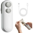 thumbnail image 1 of Mini Bag Sealer with Cutter and Magnet, 2026 Upgraded Handheld Bag Resealer for Chip Bags, 2 in 1 Mini Snack Bag Sealing Machine, Portable Heat Sealing Tool Kitchen Gadgets (White), 1 of 6