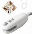 thumbnail image 1 of Mini Bag Sealer with Cutter, Rechargeable, Handheld Heat Sealer Machine with Magnetic, Portable Bag Sealer Heat Seal for Keep Food Fresh and Snacks Crispy (White), 1 of 9