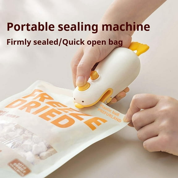 Mini Bag Sealer Rechargeable Bag Sealer Heat Seal Mini Bag Resealer Machine for Plastic Bags Snack Bags