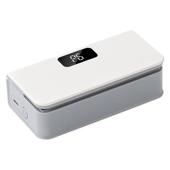 Mini Bag Sealer, Rechargeable Sealer Machine with LED Power Display, Heat Sealer and Cutter with 6 Adjustable Gears, Portable Bag Resealer for Chips Snacks Bags, 1Pc, Easy to Use(White,4.9x2.5x1.5")