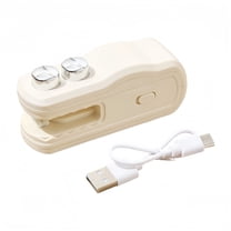 Mini Bag Sealer With Built In Cutter And Magnet For Plastic Snack Bags