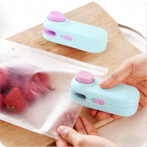Mini Bag Sealer with Magnet, 2026 Portable Handheld Chip Bag Sealer for Chip, Resealer Machine for Food, Snacks, Kitchen