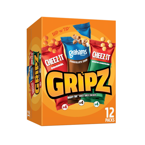 Mini Baked Snack Crackers, Sweet and Salty Snacks, Variety Pack, 11oz Box (12 Pouches)