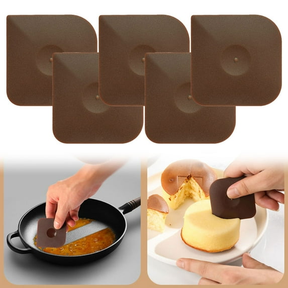 Mini Bakeware Set,Multi Functional PC Scraper Casting Pot Cleaning Scraper Butter Scraper Square Scraper Kitchen Tool With Comfortable Handle Design
