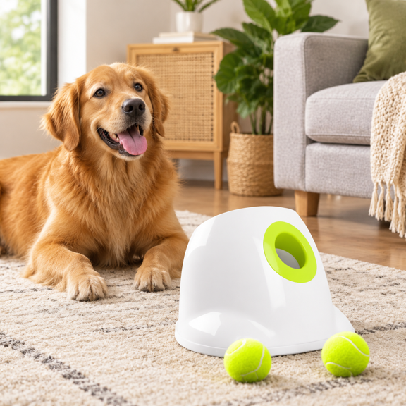 Mini Ball Launcher Automatic Interactive Dog for Small/Medium Dogs