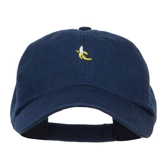 Mini Banana Embroidered Pet Spun Cap - Navy OSFM