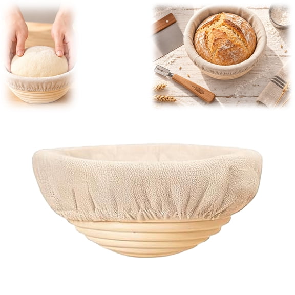 Mini Banneton Basket, Proofing Baskets for Sourdough, Banneton Bread Proofing Basket, Sourdough Bread Baking Supplies