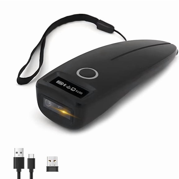 Mini Barcode Scanners USB Wired/Bluetooth/ 2.4G Wireless 1D 2D Scanner QR PDF417 EAN13 Data Matrix Bar Code Reader