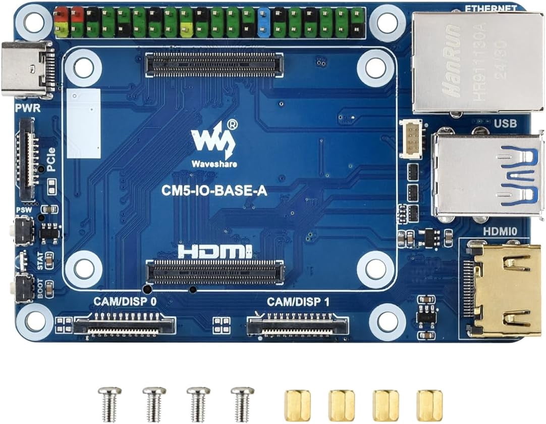 Mini Base Board for CM5 Lite/eMMC Series Module, Compute Module 5 Mini ...