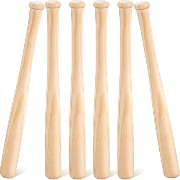 Mini Baseball Bat Unfinished Wooden Bats for Crafts Painting DIY Projects